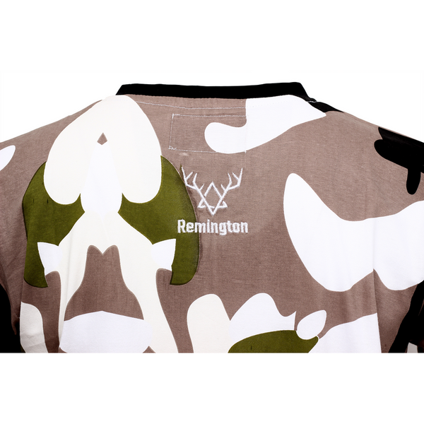 Футболка Remington Men’s Short Sleeve R Neck Tshirt AOP Camouflage Grey