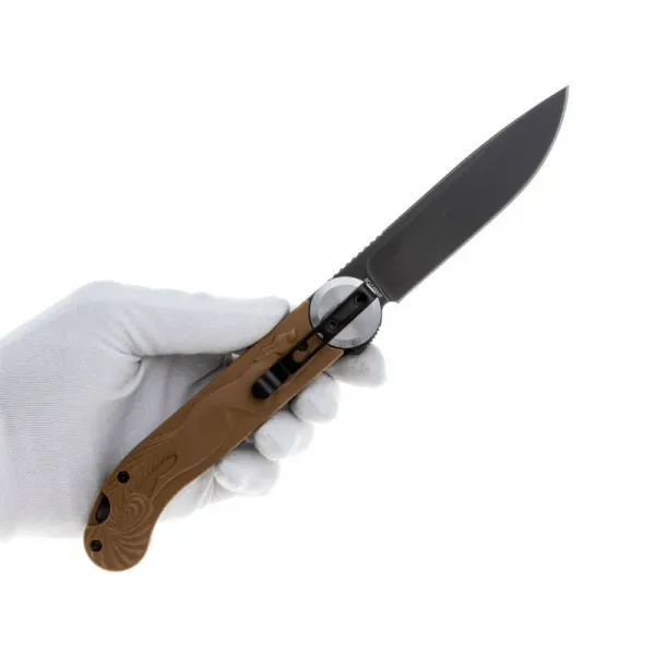 Складной нож Перемен Мысь blackwash 8Cr14MoV, рукоять Brown FRN