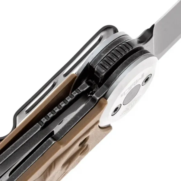 Складной нож Перемен Мысь blackwash 8Cr14MoV, рукоять Brown FRN