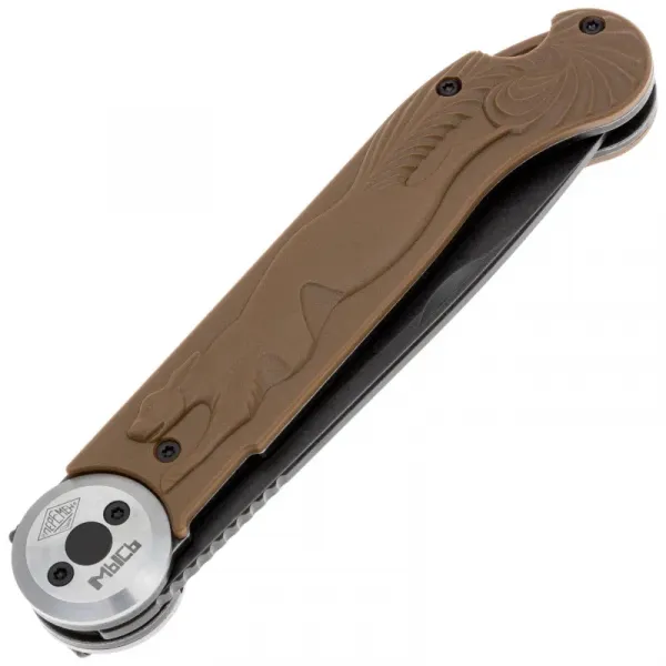 Складной нож Перемен Мысь blackwash 8Cr14MoV, рукоять Brown FRN
