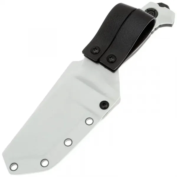 Туристический нож N.C.Custom Ultras Stormtrooper blackwash сталь D2 рукоять White G10