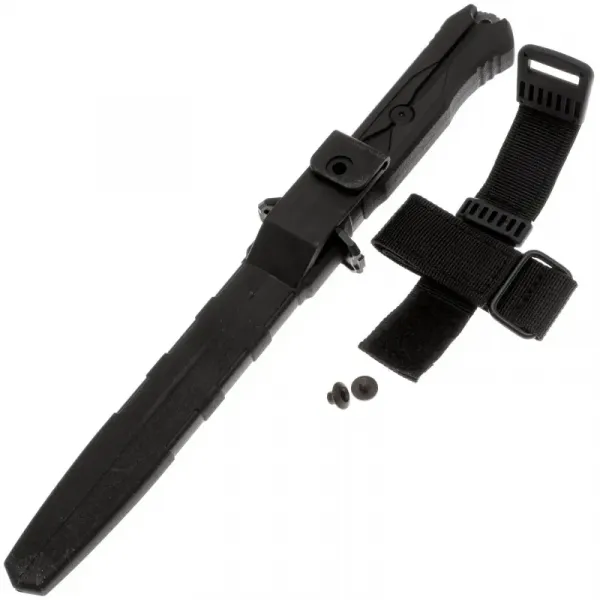 Тактический нож Mr.Blade Leshiy blackwash сталь AUS-8, рукоять Black Elastron