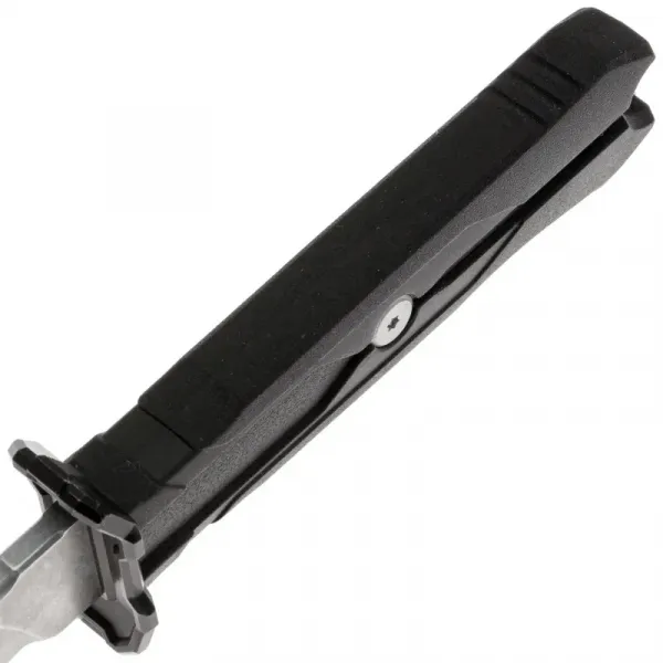 Тактический нож Mr.Blade Leshiy stonewash сталь AUS-8, рукоять Black Elastron