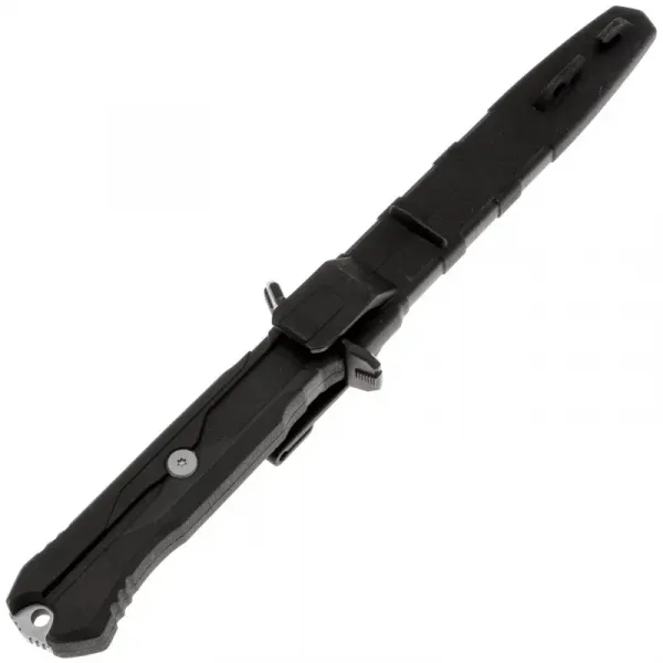 Тактический нож Mr.Blade Leshiy stonewash сталь AUS-8, рукоять Black Elastron