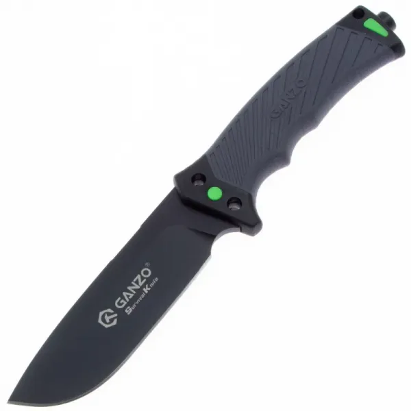 Туристический нож Ganzo G8012 vers.2.0 cталь 8Cr13MoV, рукоять ABS/TPE