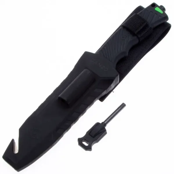 Туристический нож Ganzo G8012 vers.2.0 cталь 8Cr13MoV, рукоять ABS/TPE