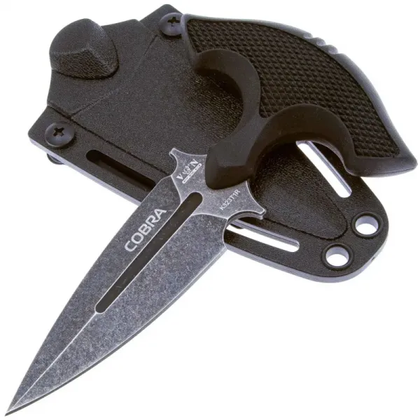 Нож тычковый Viking Nordway Cobra K323T1R сталь AUS-8, рукоять эластрон