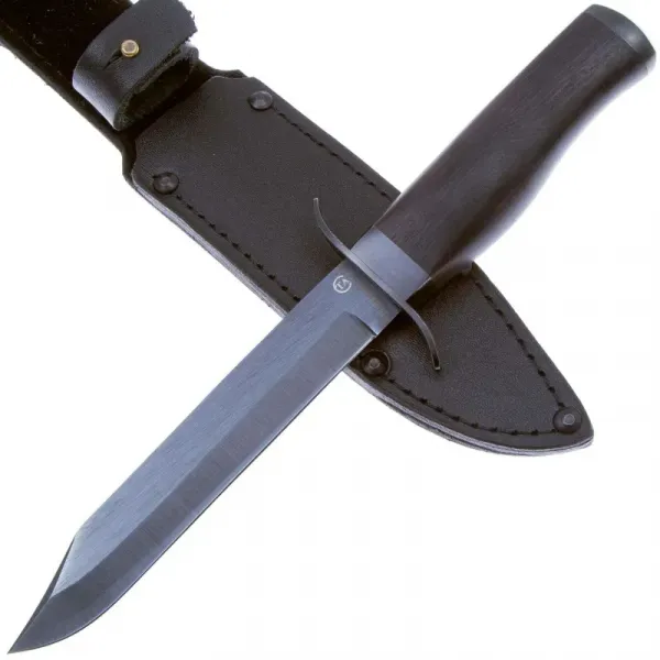 Туристический нож Титова Спецназ сталь ресорная 65Г, рукоять дерево