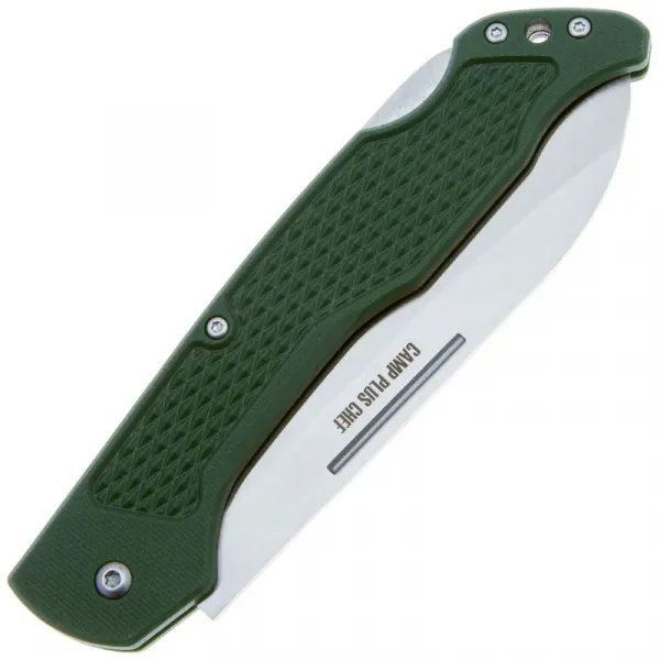 Складной нож Ontario Camp Plus Chef сталь AUS-8, рукоять Green GFN
