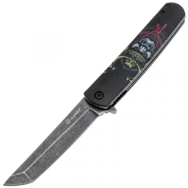 Нож Ganzo G626 Black Samurai cталь 440A рукоять ABS
