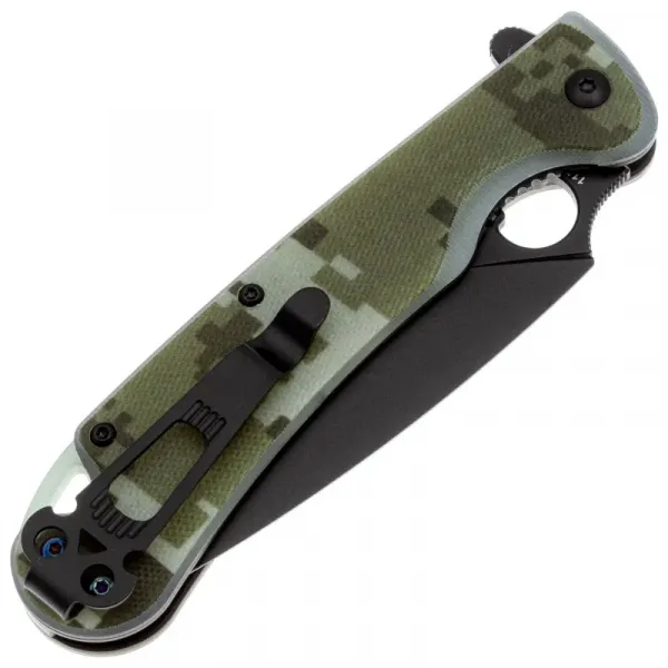 Складной нож Daggerr Arrow Flipper DLC сталь D2, рукоять Camo G10