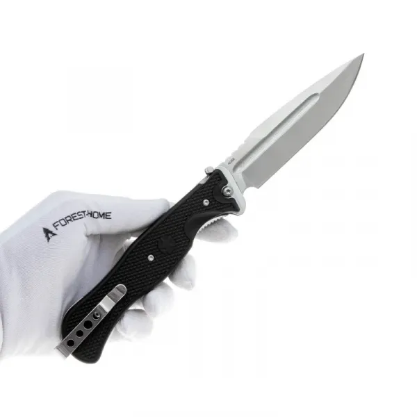 Складной нож НОКС Офицерский-С сталь AUS-8, рукоять Black ABS