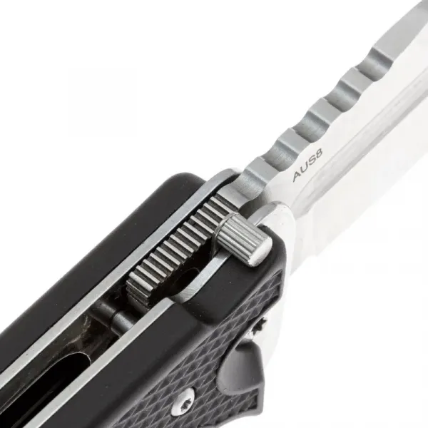 Складной нож НОКС Офицерский-С сталь AUS-8, рукоять Black ABS