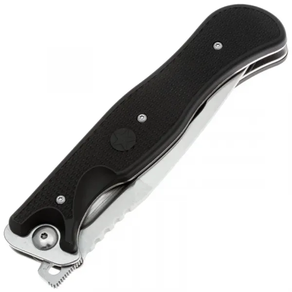 Складной нож НОКС Офицерский-С сталь AUS-8, рукоять Black ABS