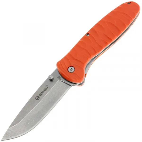Складной нож Ganzo G6252 cталь 440, рукоять Orange FRN