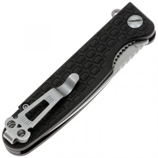 Складной нож Daggerr Dopey DL stonewash сталь 8Cr14MoV, рукоять Black FRN