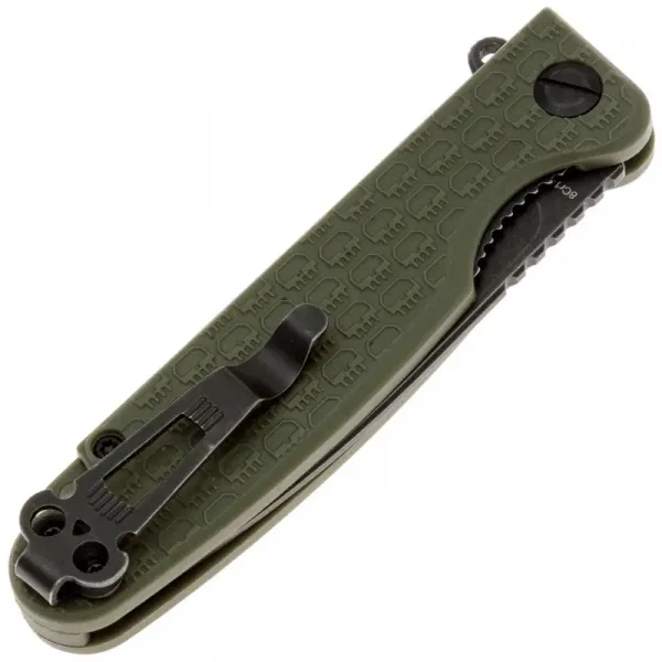 Складной нож Daggerr Dopey DL blackwash сталь 8Cr14MoV, рукоять Olive FRN