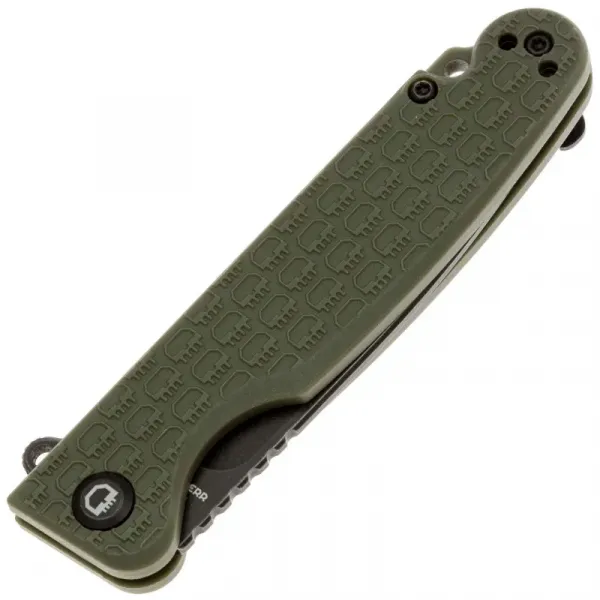 Складной нож Daggerr Dopey DL blackwash сталь 8Cr14MoV, рукоять Olive FRN