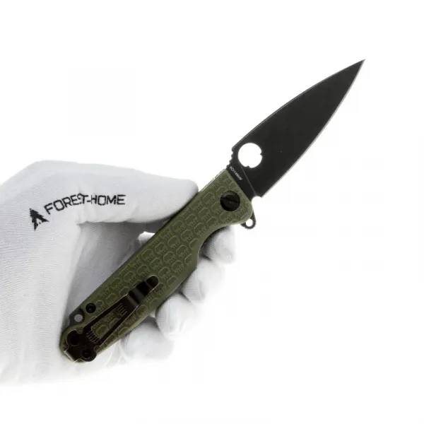 Складной нож Daggerr Piranha DL blackwash сталь 8Cr14MoV, рукоять Olive FRN