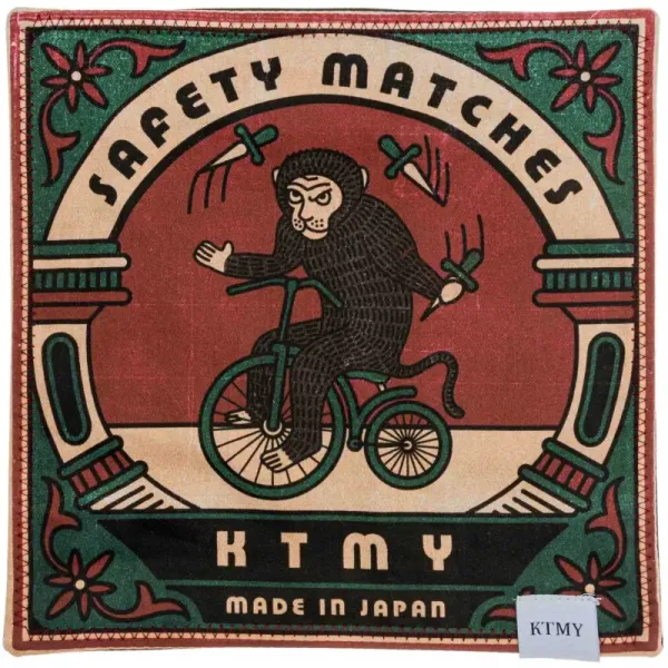 Хэнк (платок) Knife to meet You Safety Matches Monkey 25х25 см