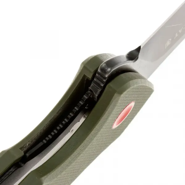 Складной нож Mr.Blade Hellcat Mini Boba Fett blackwash сталь VG-10, рукоять Olive G10