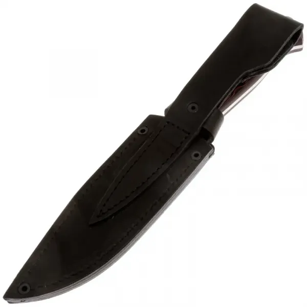 Тактический нож Kizlyar Supreme Severus сталь VG-10 Cryo Stonewash, рукоять Black/Red G10