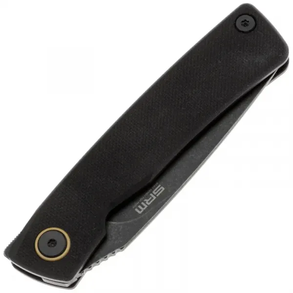 Складной нож SRM Air black сталь 14C28N, рукоять Black G10