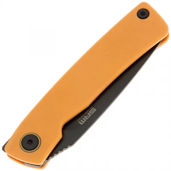 Складной нож SRM Air black сталь 14C28N, рукоять Orange G10