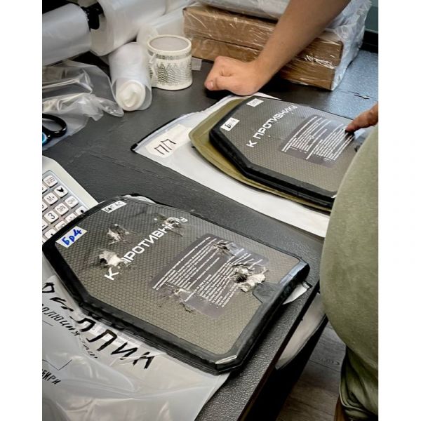 Бронепанель керамокомпозитная Бр4+ «Карбид»