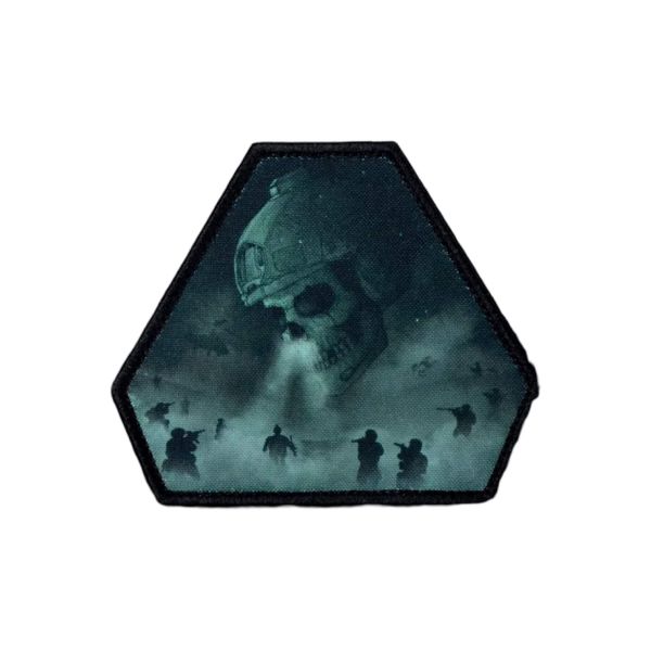 Нашивка, патч Туман, тактическая с липучкой.