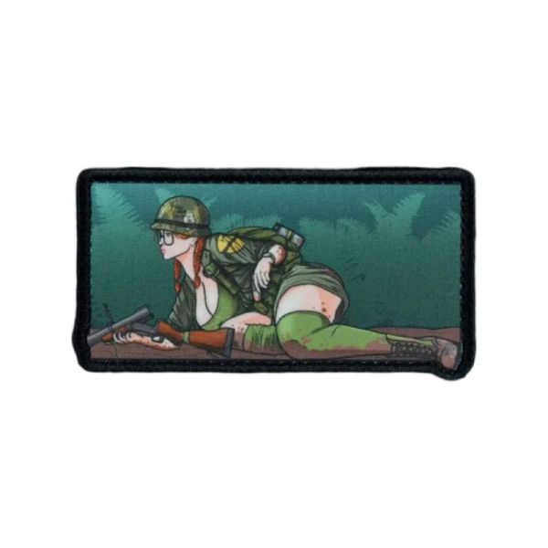 Нашивка, патч "Hailey Lujan" тактическая с липучкой.