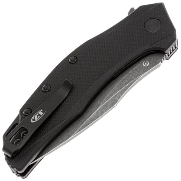 Складной нож 0357BW blackwash сталь S45VN, рукоять G10