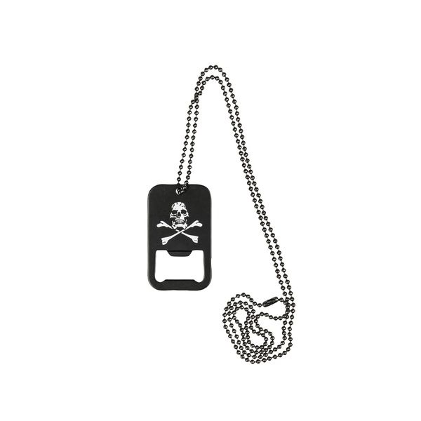 Жетон с цепочкой DOG TAG BOTTLE OPENER SKULL Mil-Tec , цвет Black