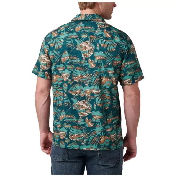 ​Рубашка с коротким рукавом 5.11 Adventure Print Deep Sea Neu Vay Camo