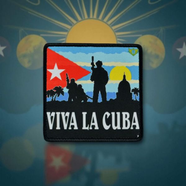 Нашивка,  патч "Viva La Cuba" 