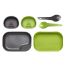 Набор посуды Wildo CAMP-A-BOX®  DUO LIGHT, цвет LIME/GREY