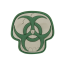 Патч BIOHAZARD SKULL  Maxpedition