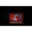Нашивка, патч "LOVE IS" от Корпуса Вышивания.