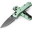 Нож складной BENCHMADE Mini Bugout, Grivory Sea Foam, S30V клинок черн.