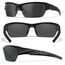 Баллистические очки для тактической стрельбы Wiley X Valor Matte Black (Clear-Grey)