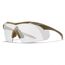 Баллистические очки для стрельбы с защитой от осколков Wiley X Vapor Matte Tan (Clear-Grey)