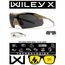 Баллистические очки для стрельбы с защитой от осколков Wiley X Vapor Matte Tan (Clear-Grey)