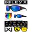 Поляризационные очки Wiley X Boss Matte Black (CAPTIVATE Polarized Blue Mirror)