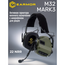 Активная гарнитура военного назначения EARMOR M32 MARK3 с микрофоном для рации