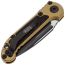 Складной нож Microtech LUDT Gen III Black сталь M390MK, рукоять Tan Aluminum