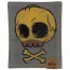 Хэнк мини (платок) MonkeyCREW Yellow skull 13х16см