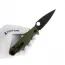 Складной нож Daggerr Piranha DL blackwash сталь 8Cr14MoV, рукоять Olive FRN