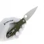 Складной нож Daggerr Piranha DL stonewash сталь 8Cr14MoV, рукоять Olive FRN