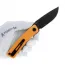 Складной нож SRM Air black сталь 14C28N, рукоять Orange G10