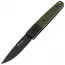 Складной нож Ganzo G721B-GR black cталь 440C, рукоять Green G10
